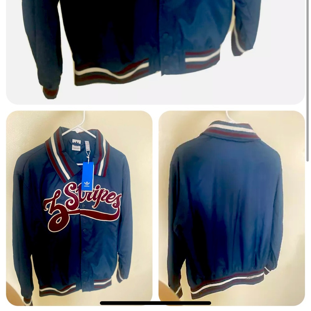 Men’s adidas jacket size Medium new with tags never worn